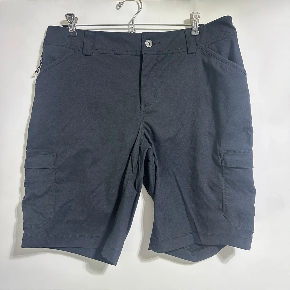 Duluth Women's Dry on the Fly 10" Shorts black cargo size 12 - Picture 3 of 8
